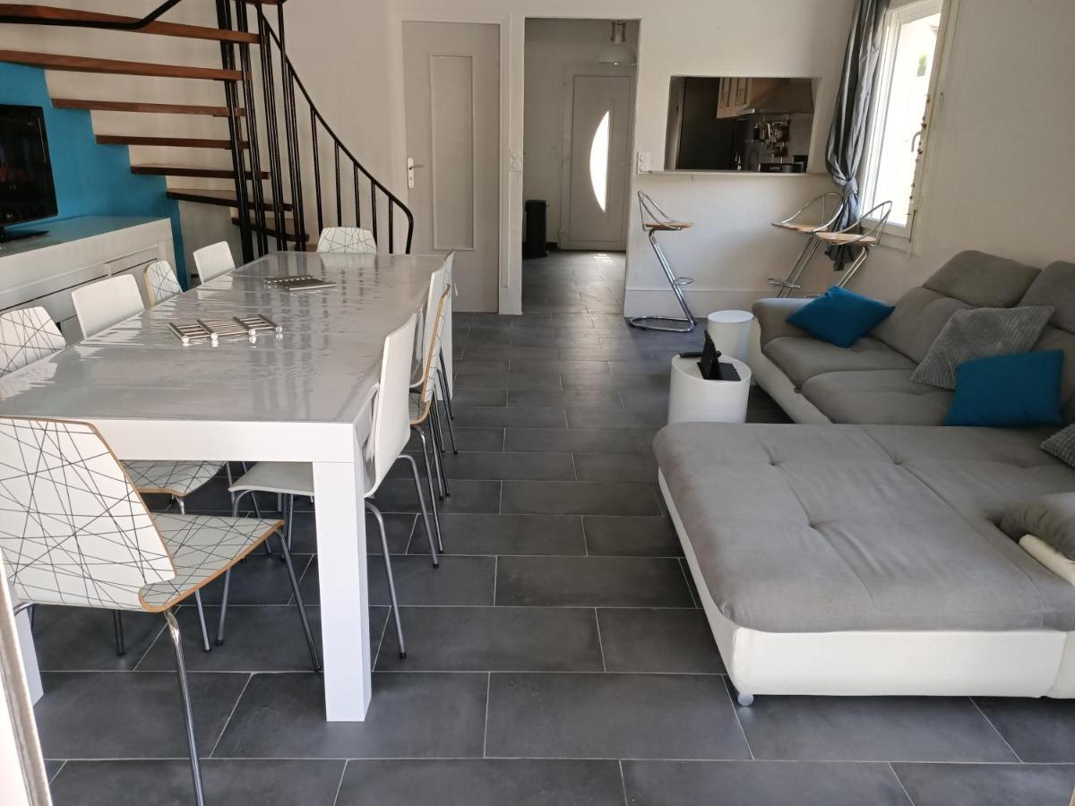 Location Bord de mer, villa de vacances 9 personnes - jardin Valras-Plage Extérieur photo